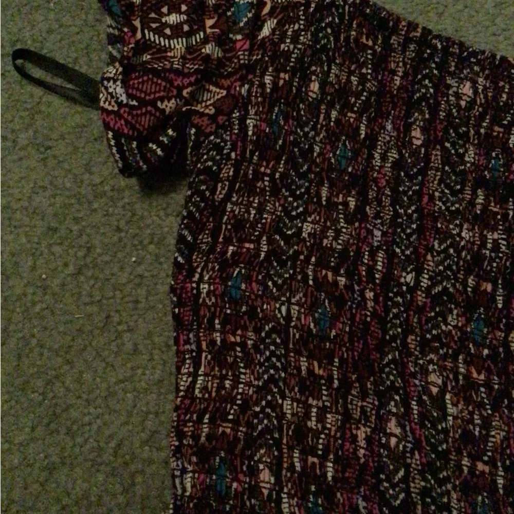Multicolored Patterned Dress - Picture 5 of 6